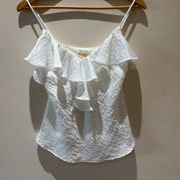 Ruffle trim top - Picture 1 of 3
